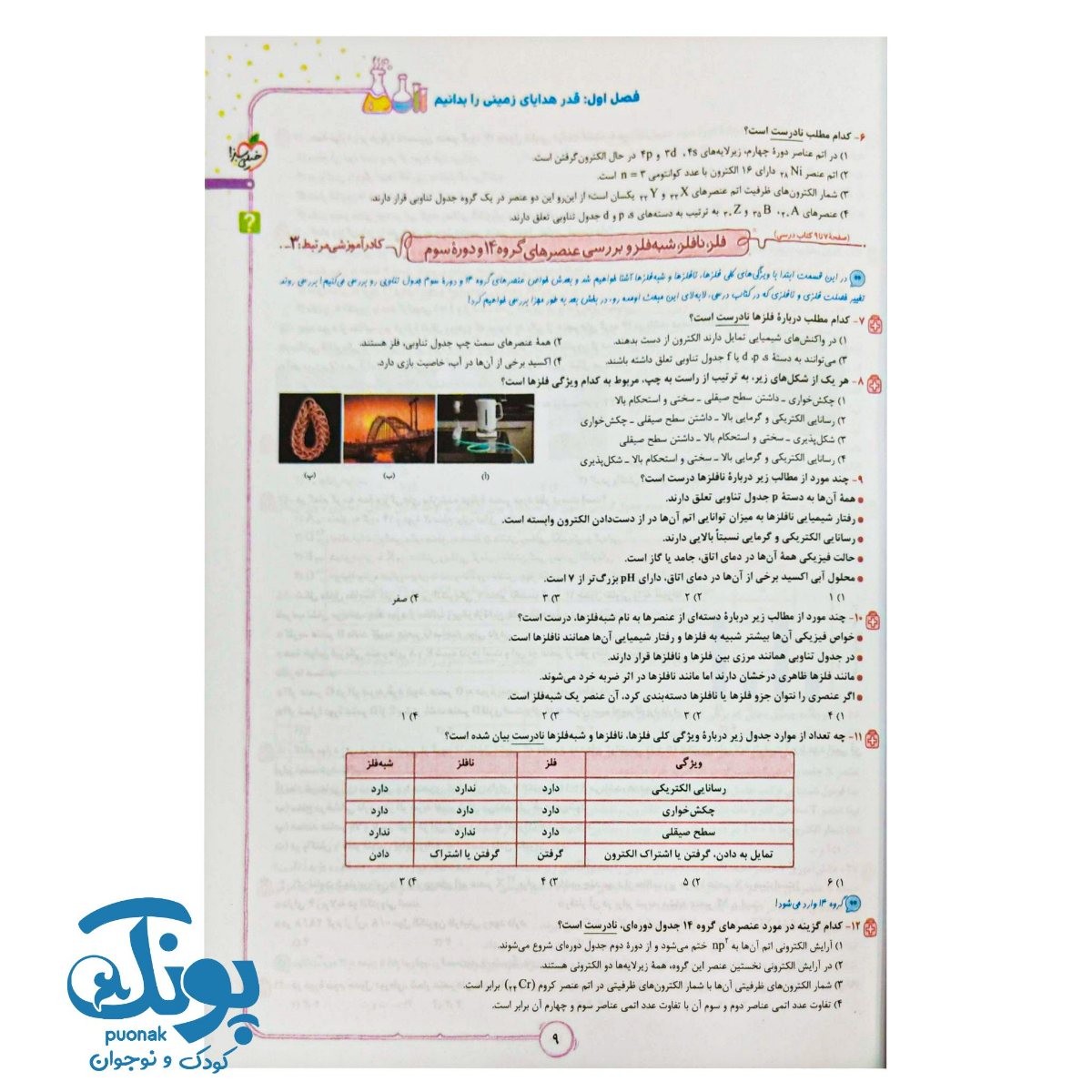 کتاب شیمی ۲ یازدهم تست خیلی سبز