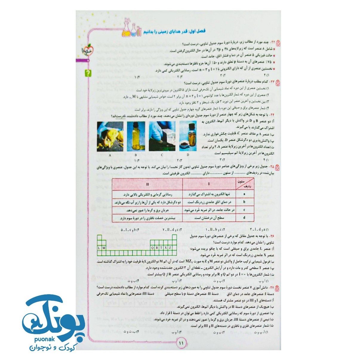 کتاب شیمی ۲ یازدهم تست خیلی سبز