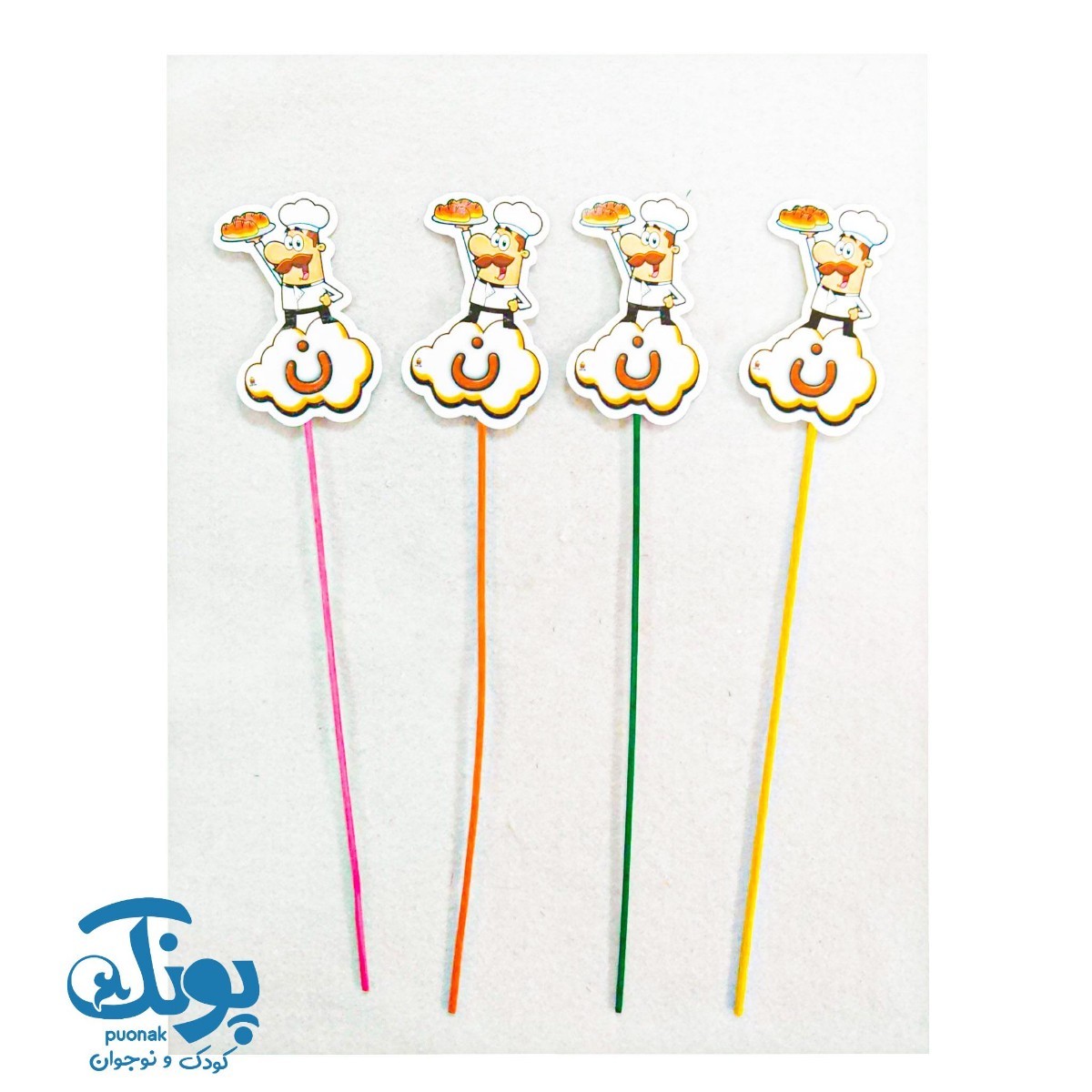 تاپر حرف ن نشانه های الفبا (۱۰ عددی)