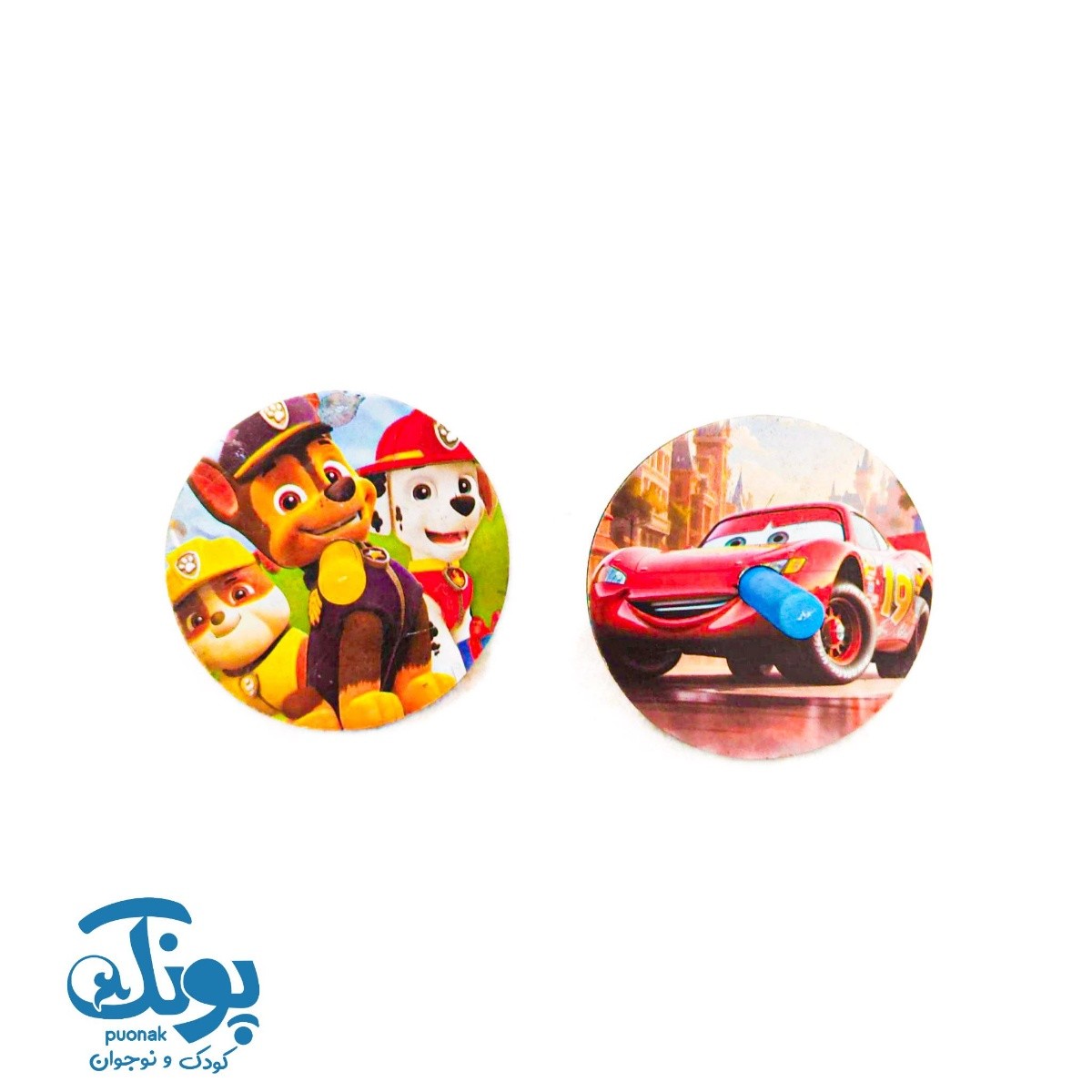 فرفره چوبی کارتونی (۶ عددی)