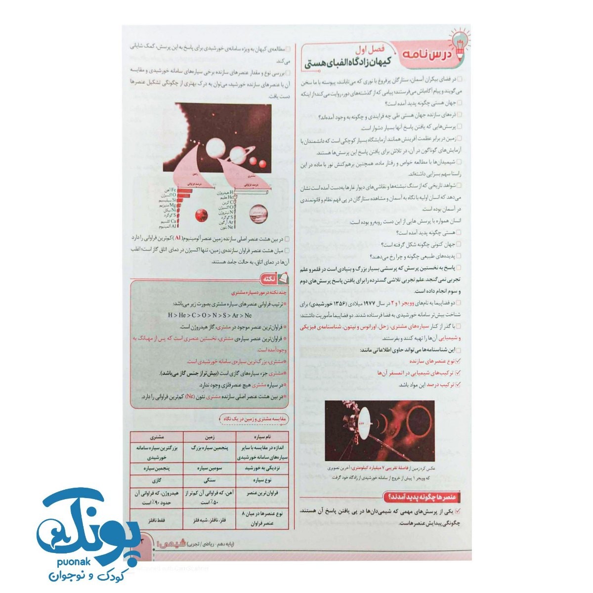 کتاب سیگنال ۲۰ شیمی دهم خط سفید