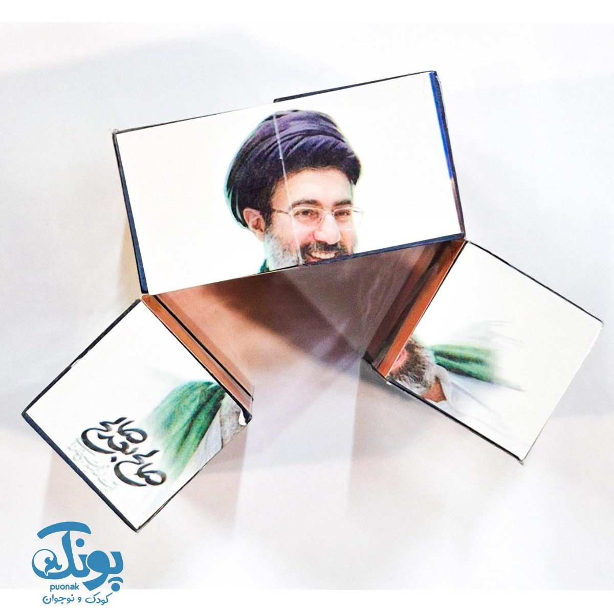 پازل روبیکی طرح رهبری ۱۰۰ عددی