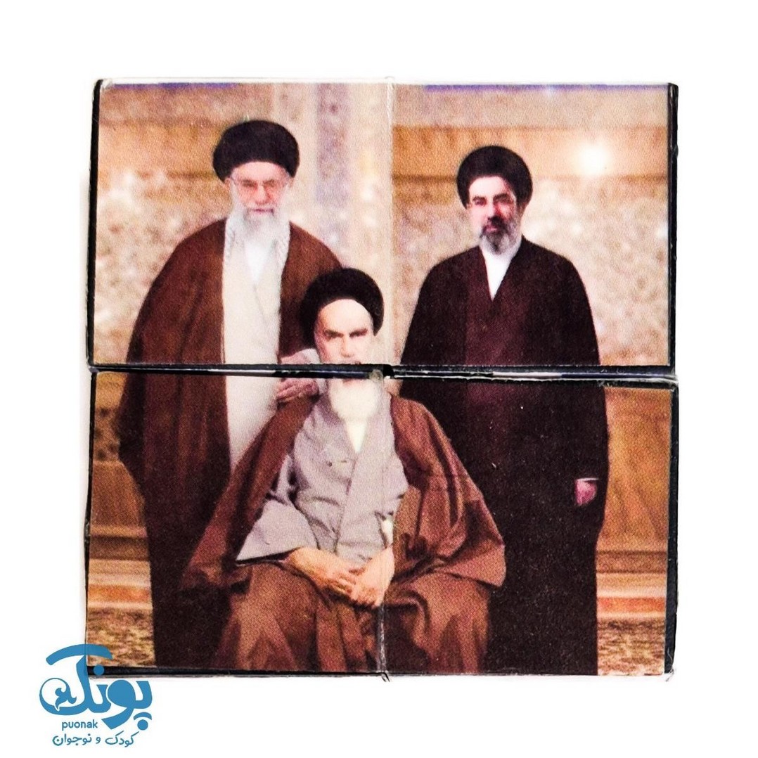 پازل روبیکی طرح رهبری ۱۰۰ عددی