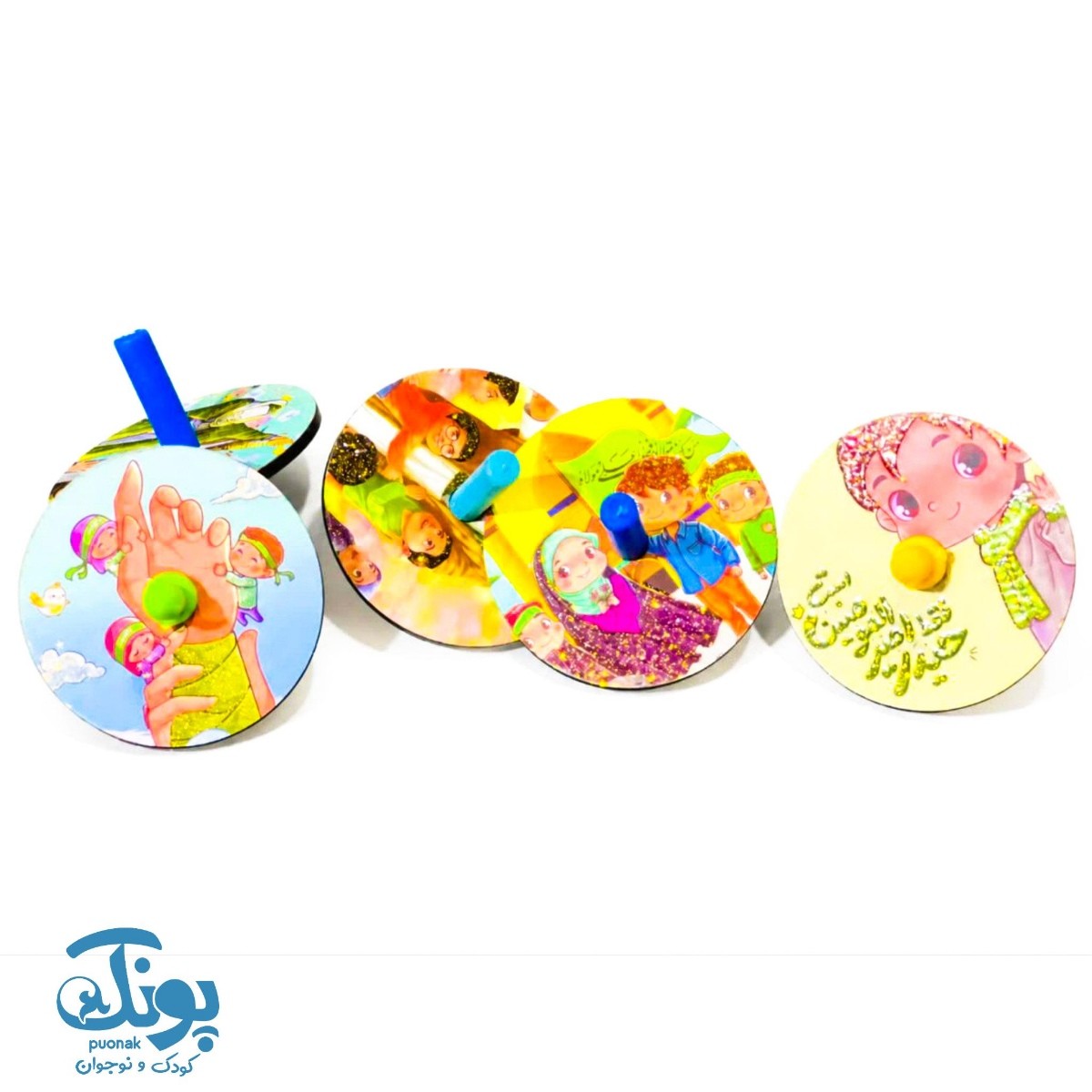 فرفره چوبی طرح غدیر بسته ۱۰ عددی