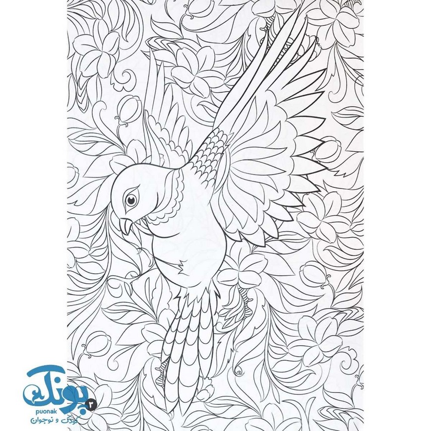 کتاب جادوی رنگ آمیزی برای همه ۳ - از گل ها تا باغ ها