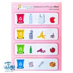 آموزش تفکیک زباله‌های خشک و تر به کودکان در کتاب دنیای امین و شیرین جلد سوم